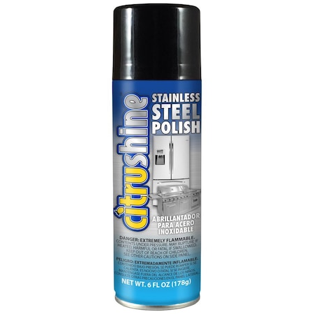 Citrushine Stainless Steel Cleaner 6 oz Liquid 3100320